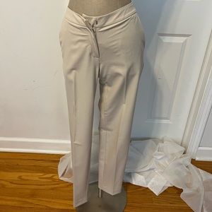 Size 4 cream / light beige H&M dress pants / suit pants / trousers